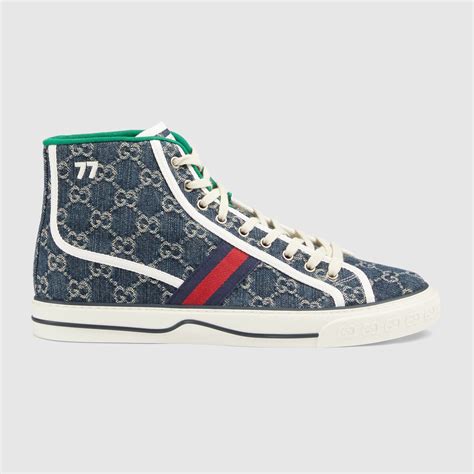 gucci high top sneakers replica|Gucci monogram high top sneakers.